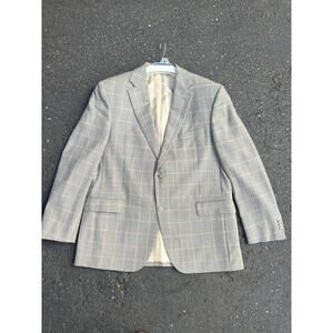 Vintage Jack Victor Blazer Mens 44R Grey Plaid